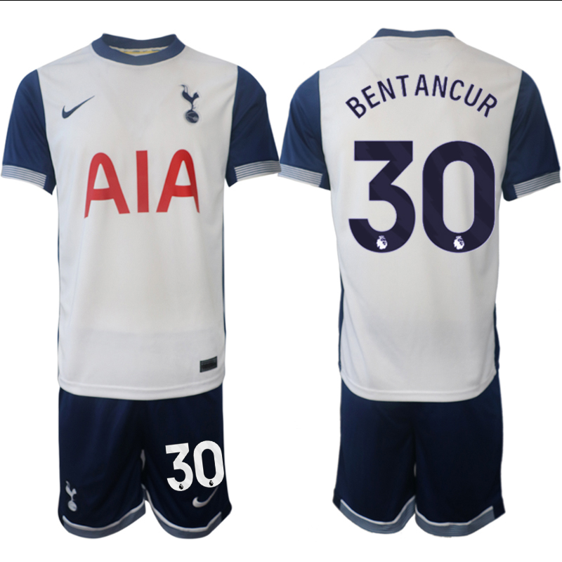 Men 2024-2025 Club Tottenham home White 30 Soccer Jersey